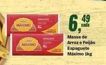 Rede Multi Market Massa de arroz e feijão espaguete máximo oferta
