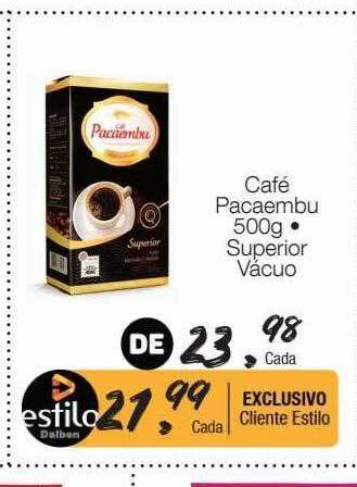 Supermercado Dalben Café pacaembu superior vacuo oferta