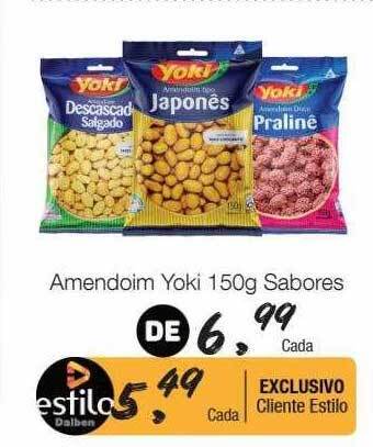 Supermercado Dalben Amendoim yoki sabores oferta