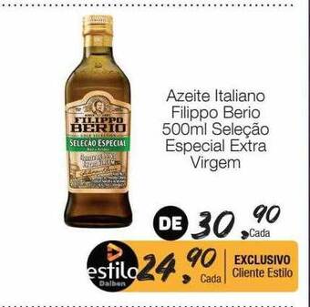 Supermercado Dalben Azeite italiano filippo berio seleção especial extra virgem oferta