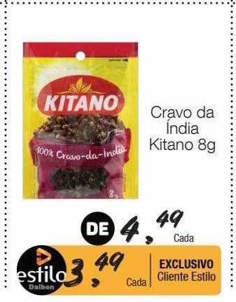Supermercado Dalben Cravo da india kitano oferta