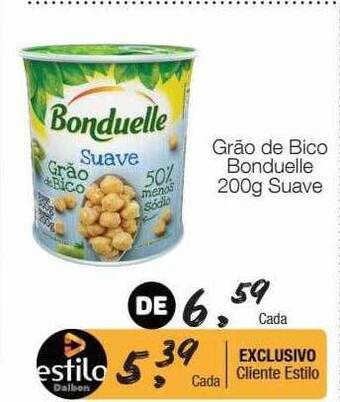 Grão de bico bonduelle suave