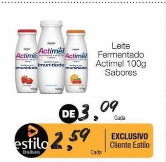 Supermercado Dalben Leite fermentado actimel sabores oferta