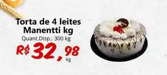 Torta de 4 leites manentti kg