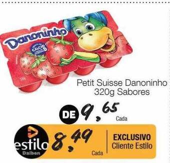 Supermercado Dalben Petit suisse danoninho sabores oferta
