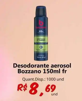 Desodorante aerosol bozzano