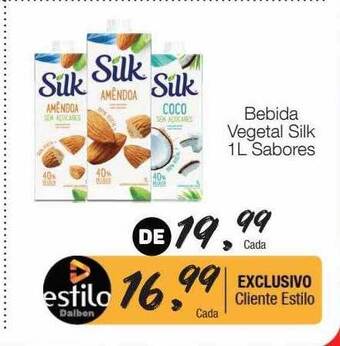 Supermercado Dalben Bebida vegetal silk sabores oferta