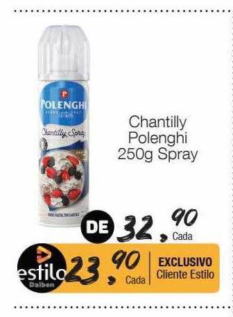 Supermercado Dalben Chantilly polenghi spray oferta