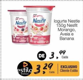 Supermercado Dalben Iogurte nestlé nesfit morango aveia e banana oferta