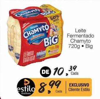 Supermercado Dalben Leite fermentado chamyto big oferta