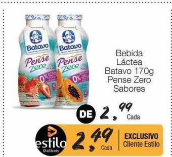 Supermercado Dalben Bebida lactea batavo pense zero sabores oferta