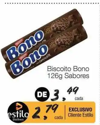 Biscoito bono sabores