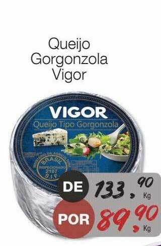 Supermercado Dalben Queijo gorgonzola vigor oferta