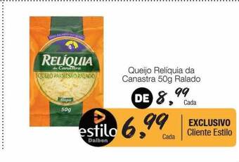 Supermercado Dalben Queijo reliquia da canastra ralado oferta