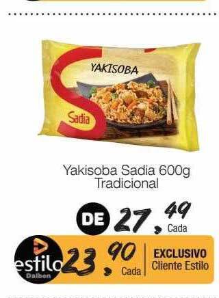 Yakisoba sadia tradicional