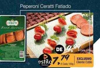 Supermercado Dalben Peperoni ceratti fatiado oferta
