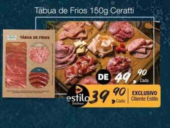 Supermercado Dalben Tábua de frios ceratti oferta