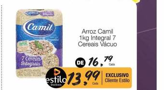 Supermercado Dalben Arroz camil integral 7 cereais vacuo oferta