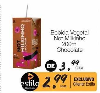 Supermercado Dalben Bebida vegetal not milkinho chocolate oferta