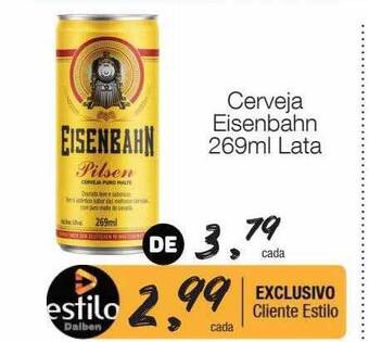 Supermercado Dalben Cerveja eisenbahn oferta