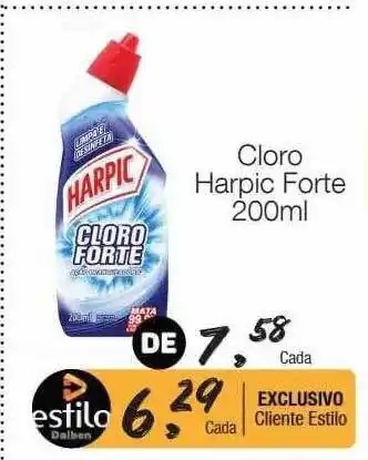Supermercado Dalben Cloro harpic forte oferta