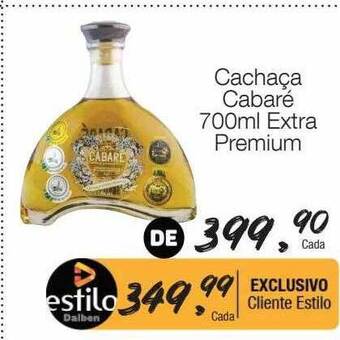 Supermercado Dalben Cachaça cabaré extra premium oferta