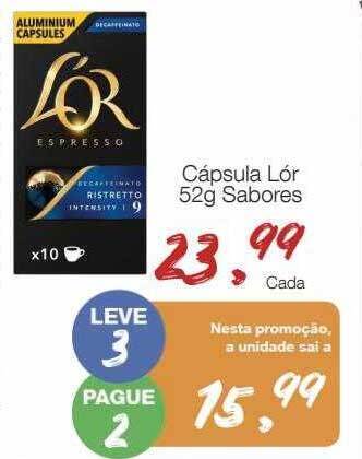 Supermercado Dalben Cápsula lór sabores oferta