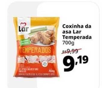 Supermercados Baklizi Coxinha da asa lar temperada oferta