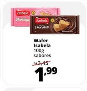Supermercados Baklizi Wafer isabela sabores oferta