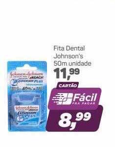 Supermercados São Vicente Fita dental johnson's oferta