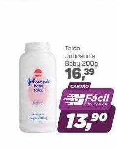 Supermercados São Vicente Talco johnson's baby oferta