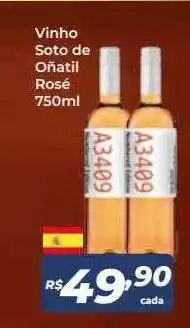 Atakarejo Vinho soto de oñatil rosé oferta