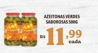 Azeitonas verdes saborosas