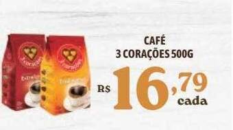 Bahamas Supermercados Café 3 corações oferta