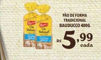 Bahamas Supermercados Pão de forma tradicional bauducco oferta