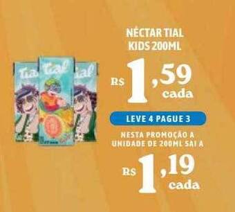 Bahamas Supermercados Néctar tial kids oferta