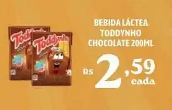 Bahamas Supermercados Bebida láctea toddynho chocolate oferta