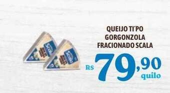 Bahamas Supermercados Queijo tipo gorgonzola fracionado scala oferta