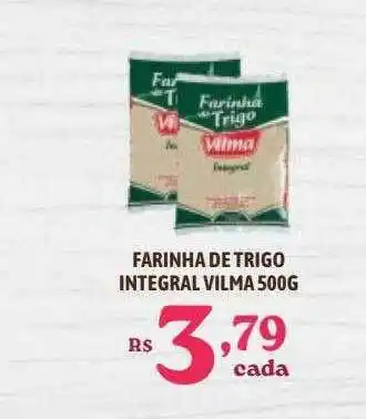 Bahamas Supermercados Farinha de trigo integral vilma oferta
