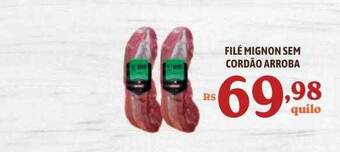 Bahamas Supermercados Filé mignon sem cordão arroba oferta