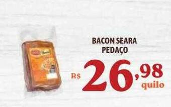 Bahamas Supermercados Bacon seara pedaço oferta