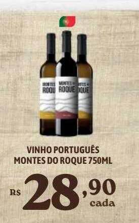 Bahamas Supermercados Vinho português montes do roque oferta