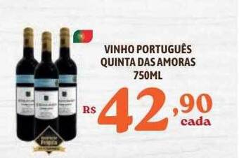 Bahamas Supermercados Vinho português quinta das amoras oferta