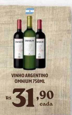 Bahamas Supermercados Vinho argentino omnium oferta