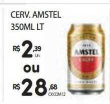 Supermercado Vitorino Cerv. amstel oferta