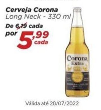 Dia Cerveja Corona Long Neck 330ml oferta
