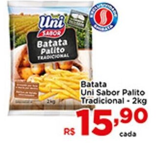 Shibata Supermercados Batata Uni Sabor Palito Tradicional 2kg oferta