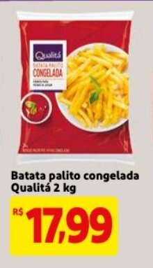 Mercado Extra Batata palito congelada Qualita 2kg oferta