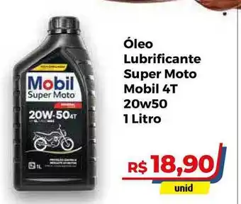 óleo Lubrificante Super Moto Mobil 4t 20w50 1L