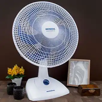 Preçolândia Ventilador de mesa mondial 40cm 6 pás nv-45 azul oferta